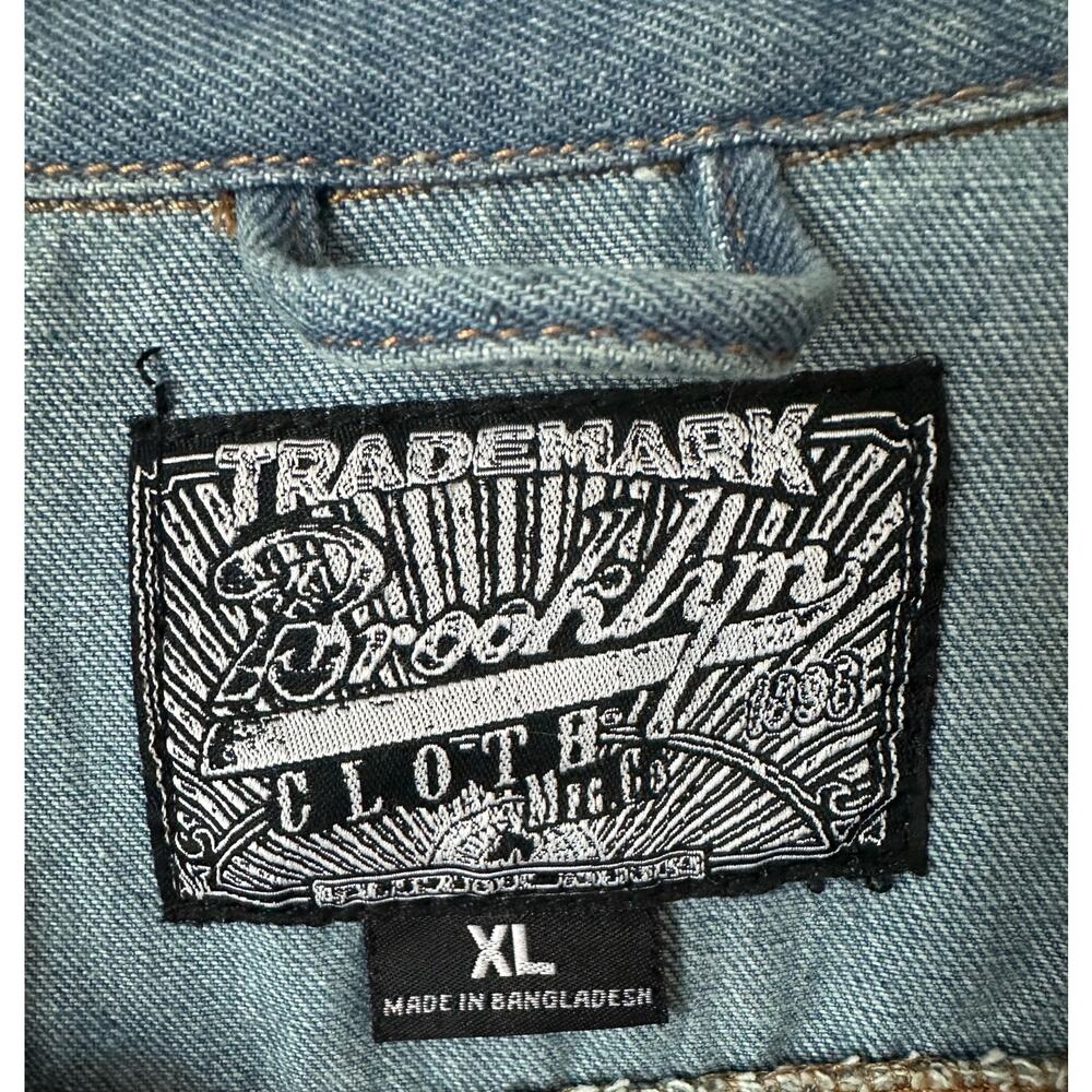 Brooklyn Cloth Denim Graphic Jacket Size XL - Picture 2 of 8